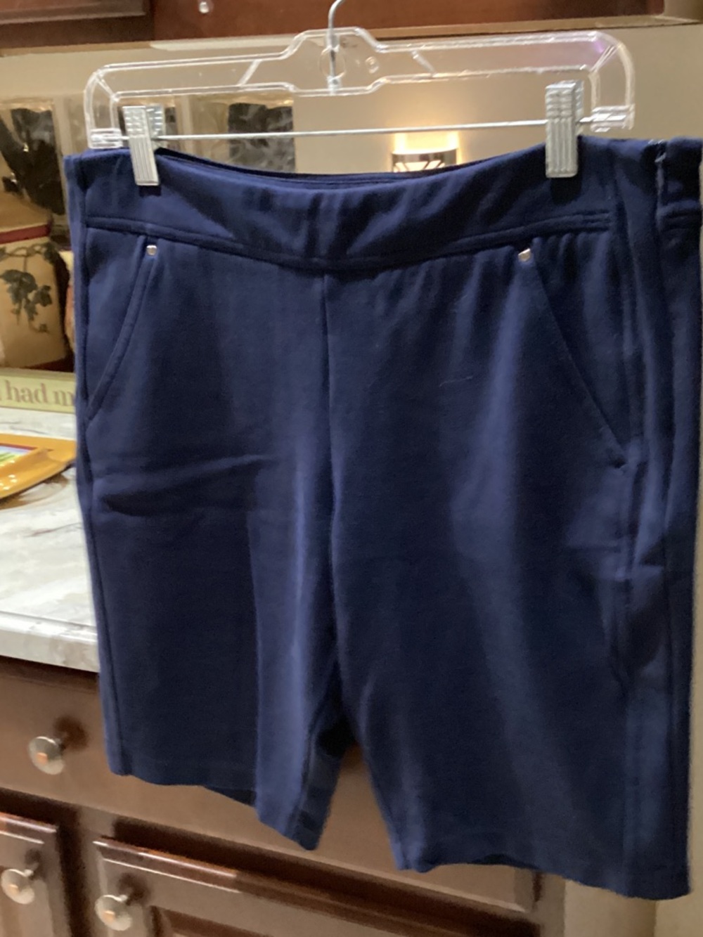 Guy Harvey Navy Blue Stretch Golf Shorts 10” inseam